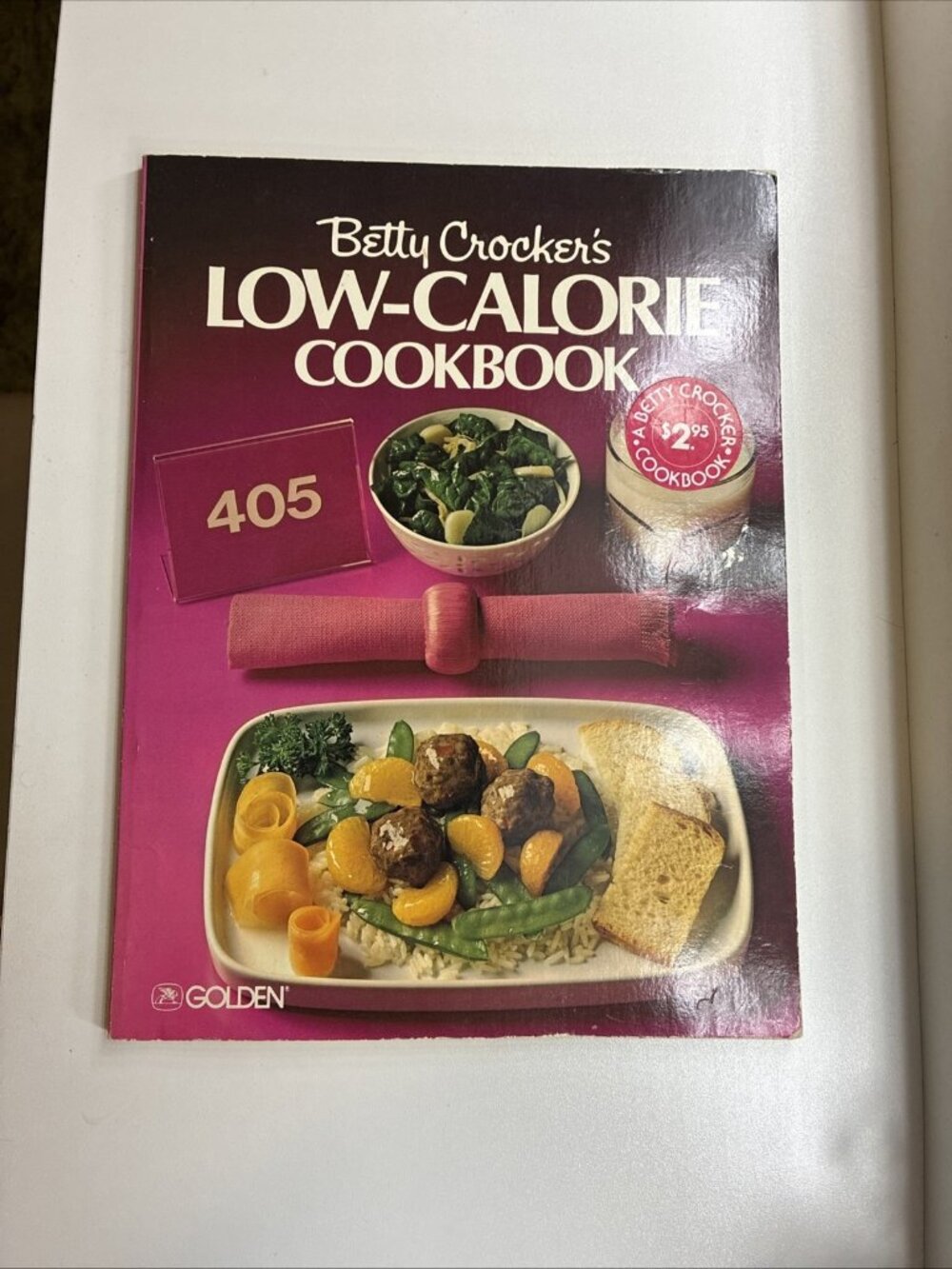 Betty Crockers Low Calorie Cookbook 1980 Third Printing Vintage Paperback